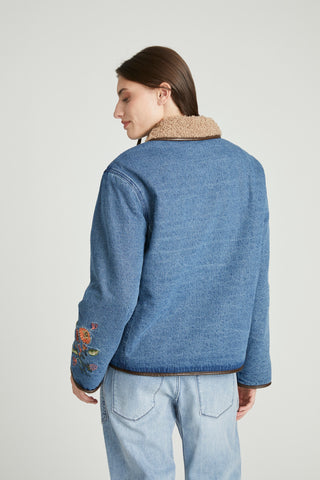 Reversible Sherpa Jacket - Rosevine