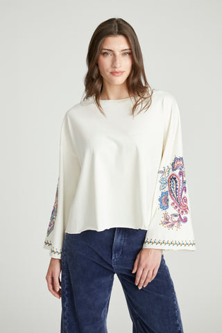 Bella Shirt - Artisan Aura White