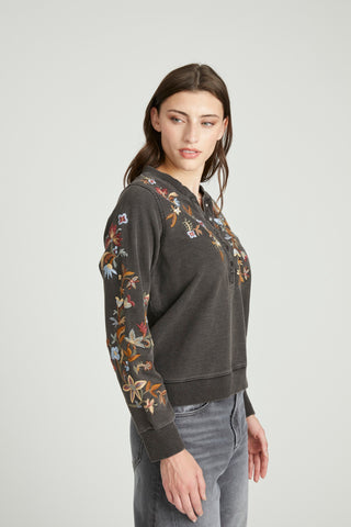 Henley Top - Autumn Blossom